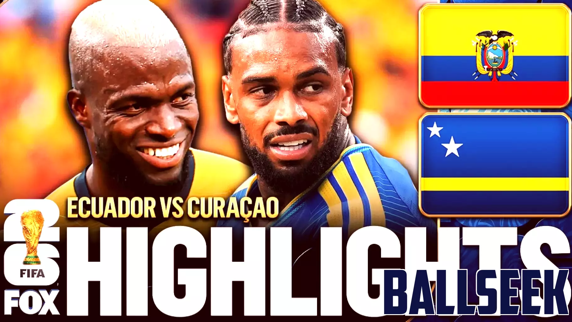 Ecuador vs Curaçao Highlights