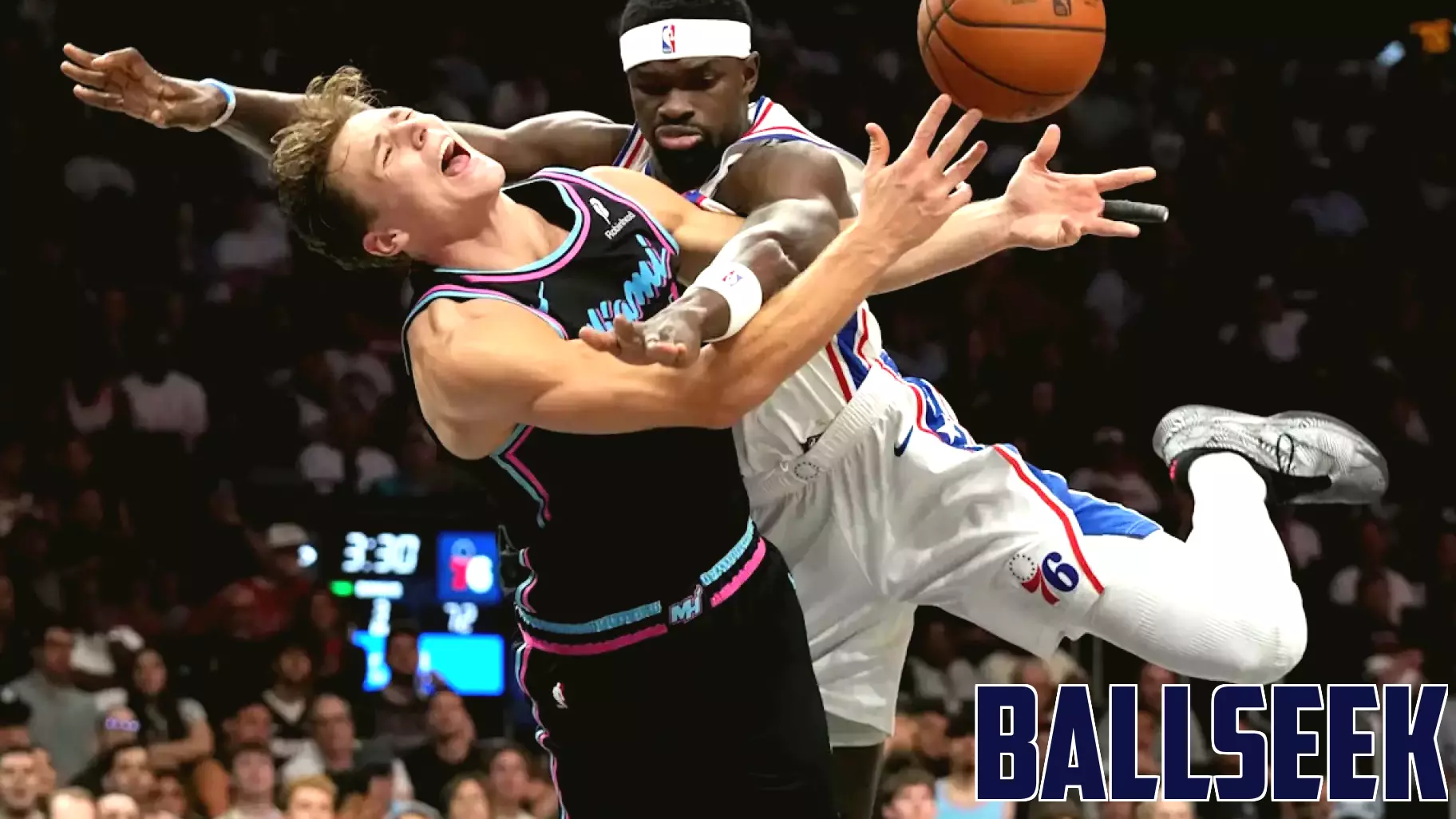 Heat rally late, pull away to beat 76ers