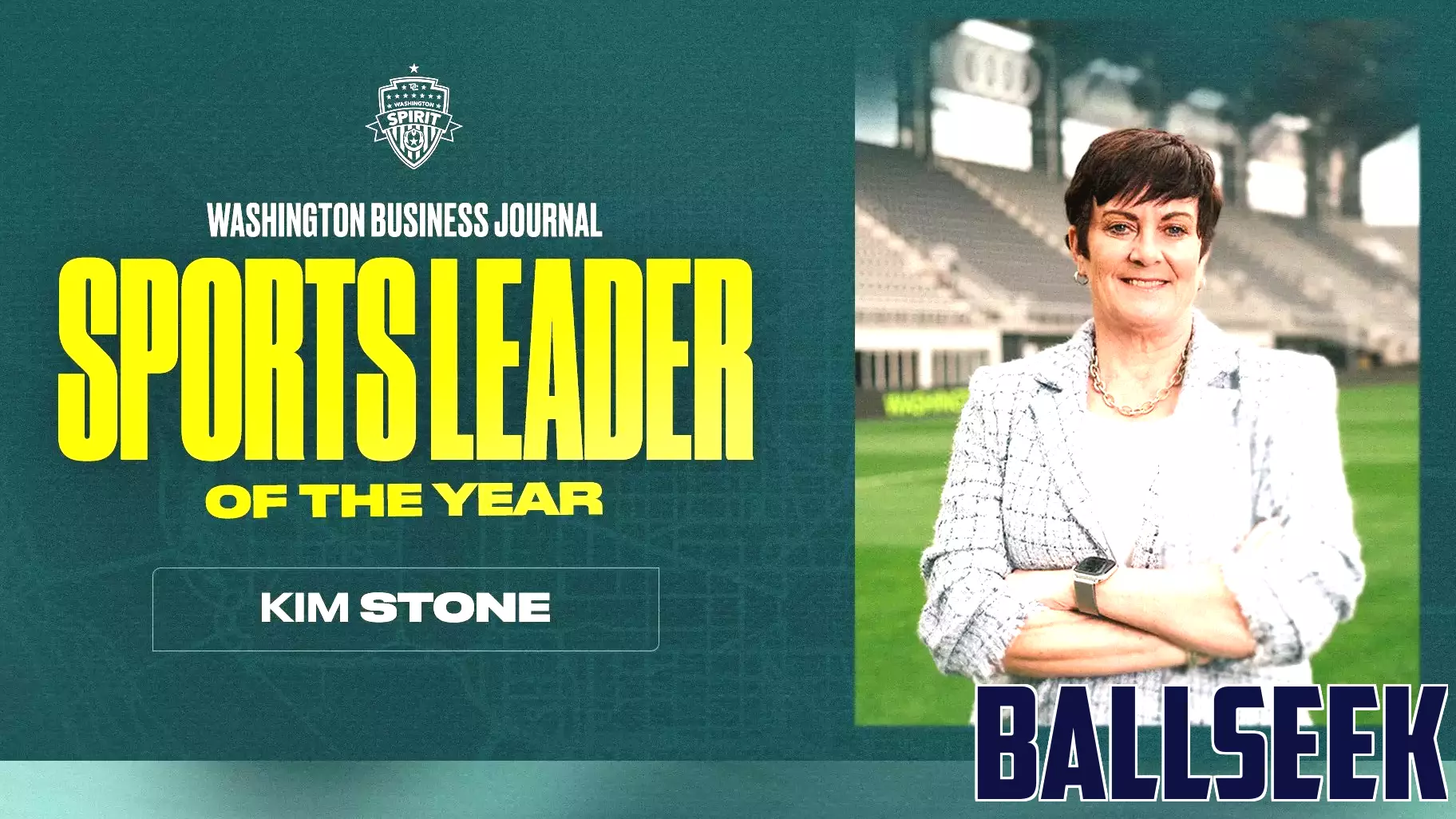 Kim Stone Named Washington Business Journal Sports Leader of the Year