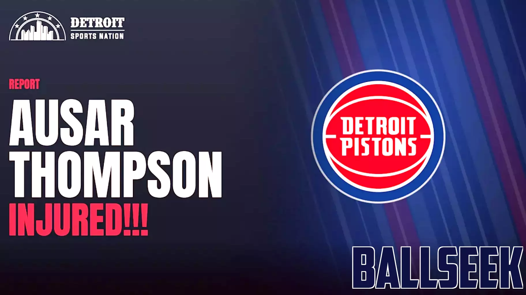 Pistons Rookie Ausar Thompson Exits Win Over Heat With Lower-Body Injury