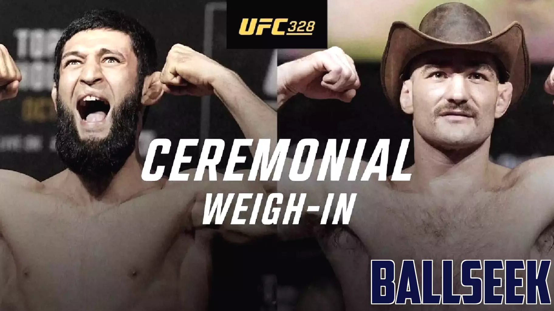 UFC 328 Ceremonial Weigh-In Video