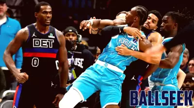 Jalen Duren and Moussa Diabate spark massive brawl, leading to multiple ejections in Pistons' win over Hornets