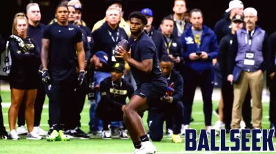 Shedeur Sanders' Ball Patting Sparks Debate After Colorado Pro Day