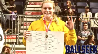 Sheridan Lady Bronc Wrestler Achieves All-American Status for the Second Time