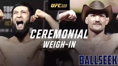 UFC 328 Ceremonial Weigh-In Video