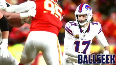 Was Josh Allen Really Short of the Line of Gain Here?